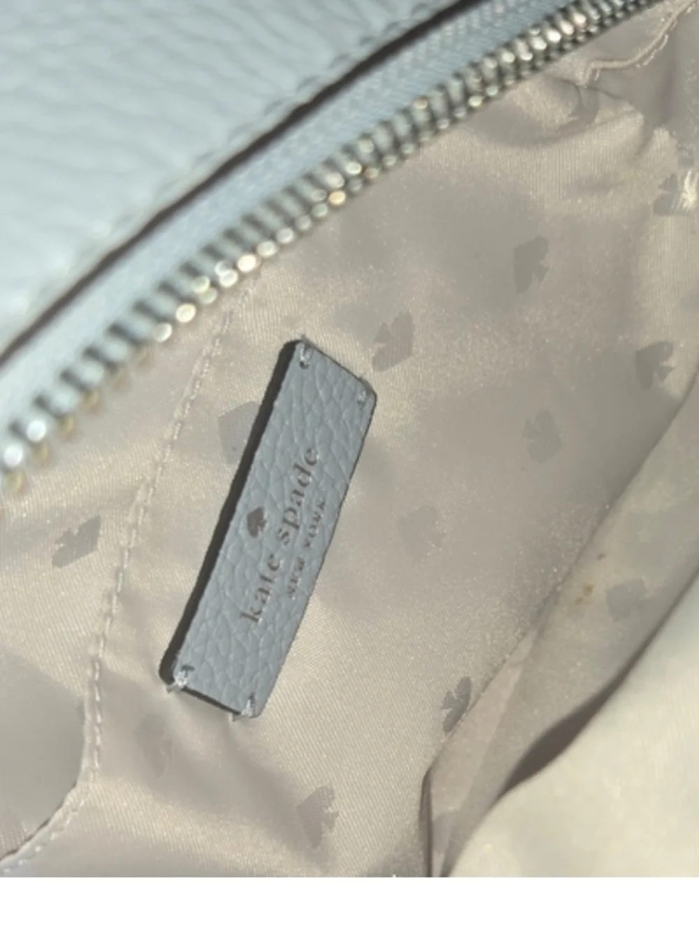 Kate Spade Karina Mini Convertible Backpack Blue Frosted